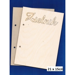 SKLEJKA #3mm Zielnik 21x15cm komplet okładek / baza 21x15cm, baza na zielnik / 1140